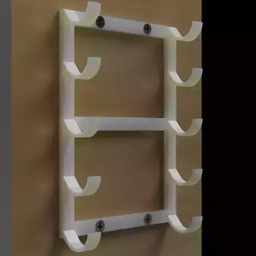 Marker or Pen Holder wall mounted 3D print model