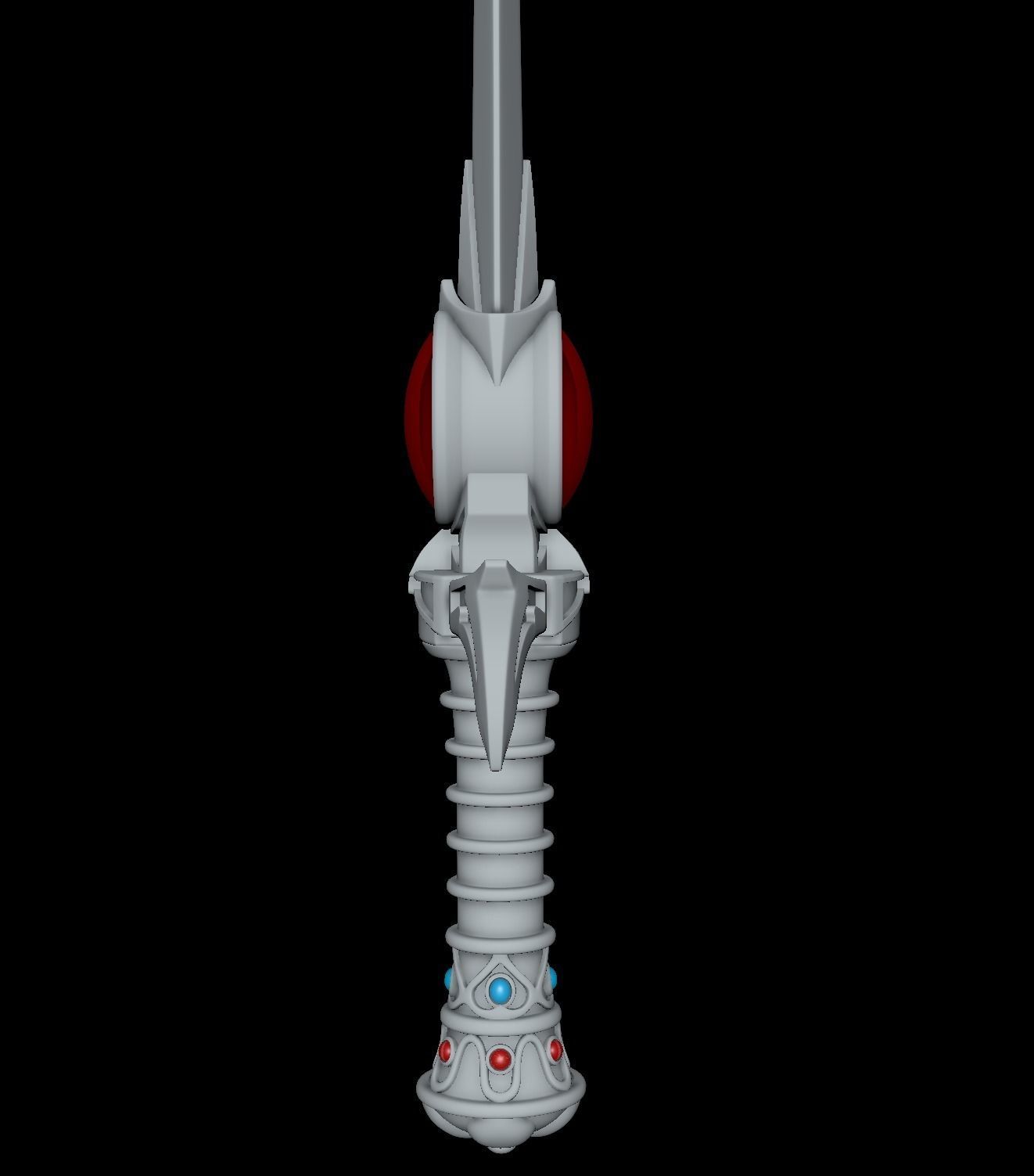Sword of Omens - dagger 3D print model_4