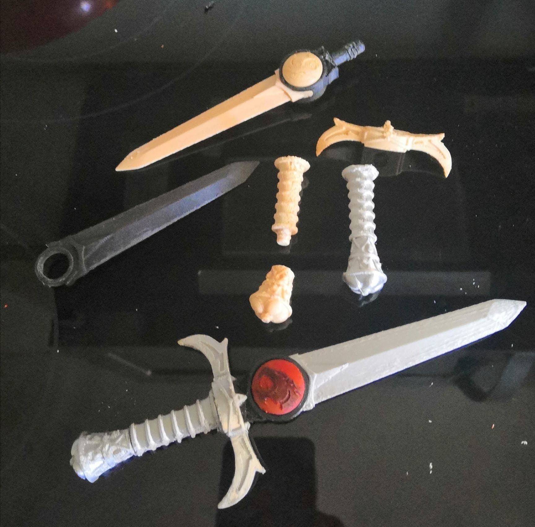 Sword of Omens - dagger 3D print model_2