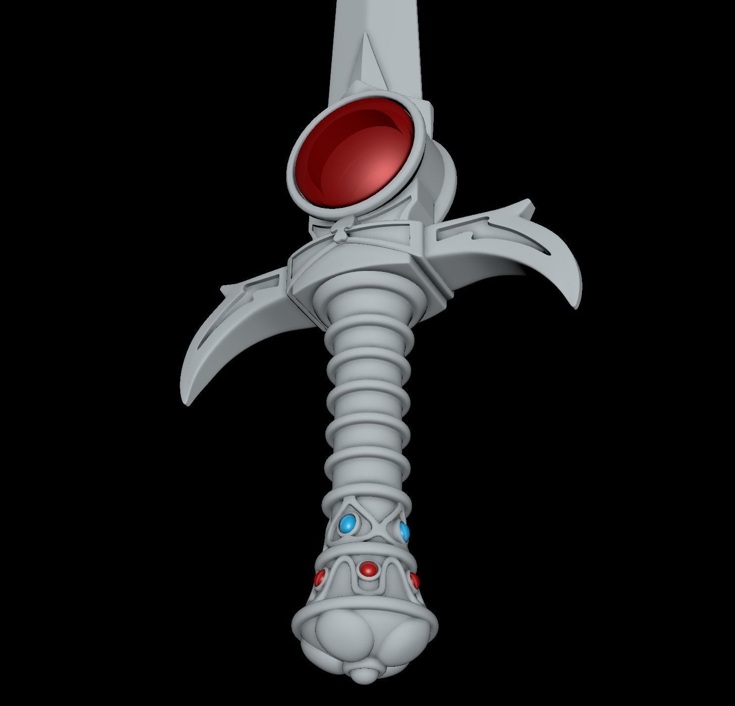 Sword of Omens - dagger 3D print model_5