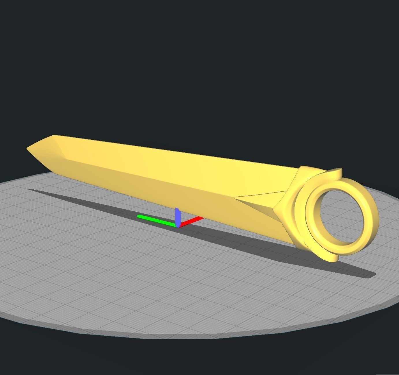 Sword of Omens - dagger 3D print model_6