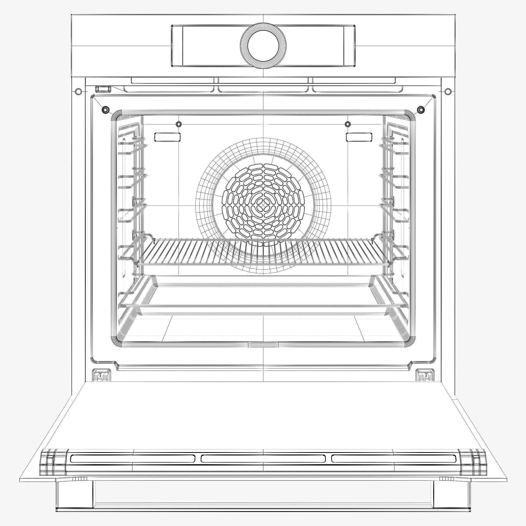 bosch series 8 kitchen appliances set 3D model_27