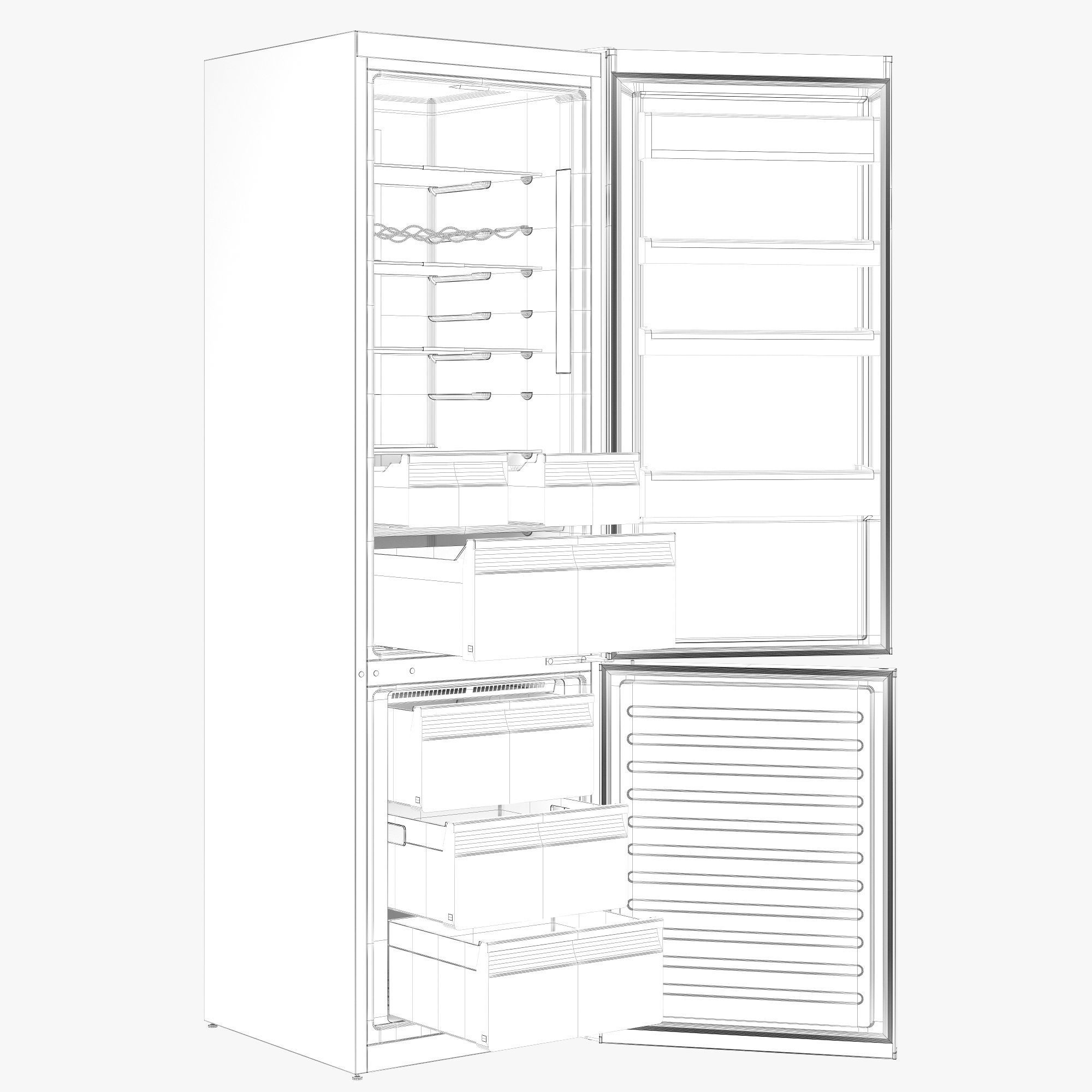 bosch series 8 kitchen appliances set 3D model_30