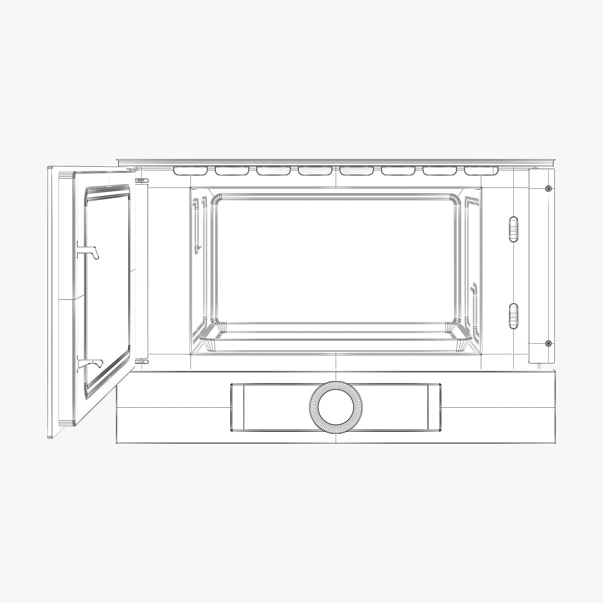 bosch series 8 kitchen appliances set 3D model_21