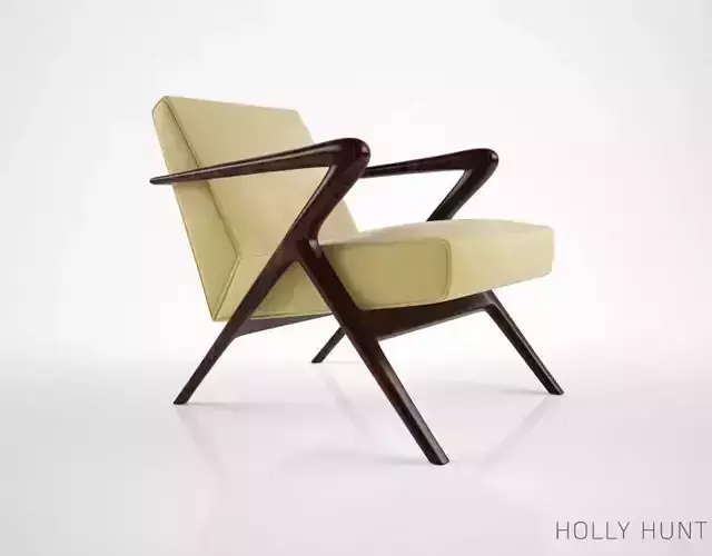 Holly Hunt Capri Lounge Chair 3D model