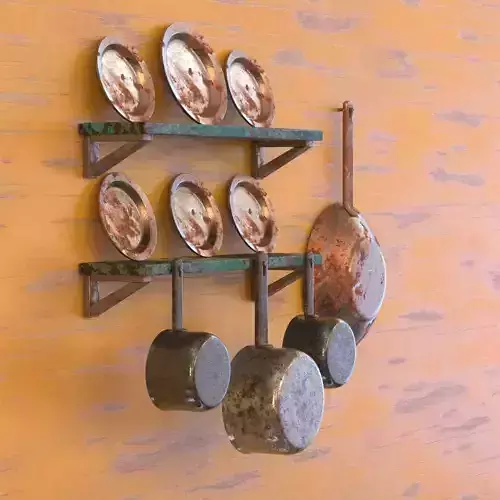 DIRT PLATES AND SAUCEPANS