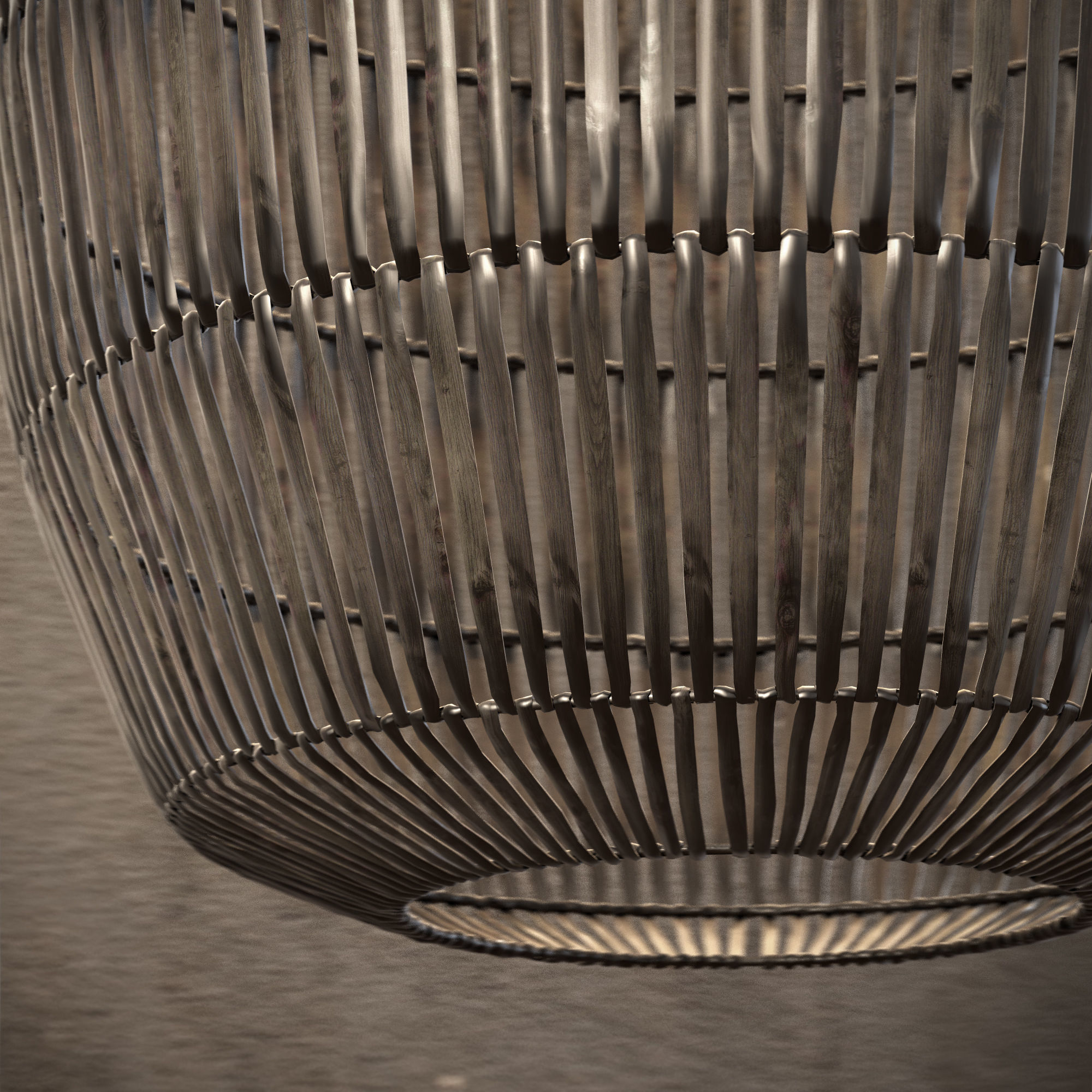ay illuminate rattan lamp set 3D model_4