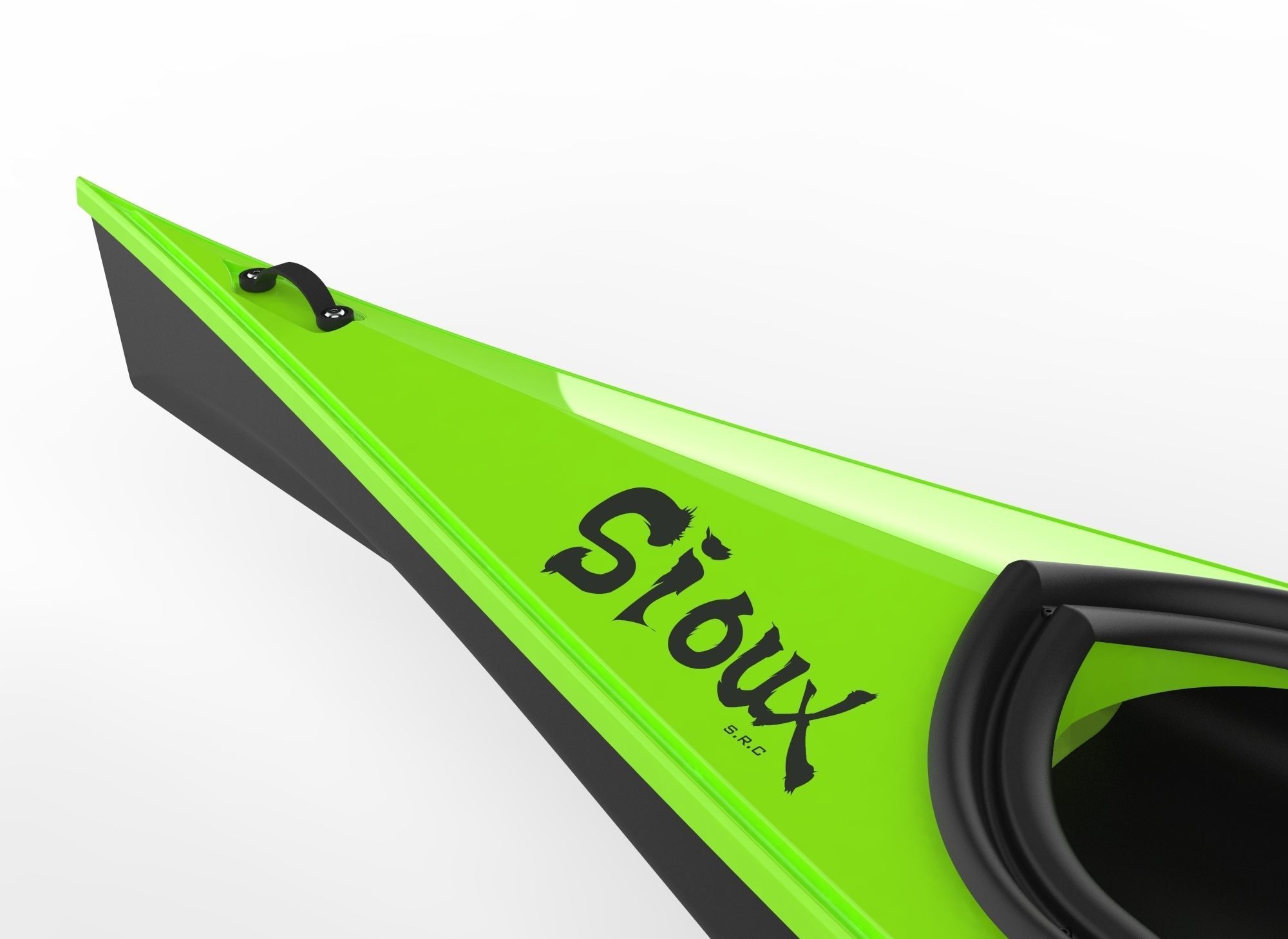 Sport Kayak  3D model_4