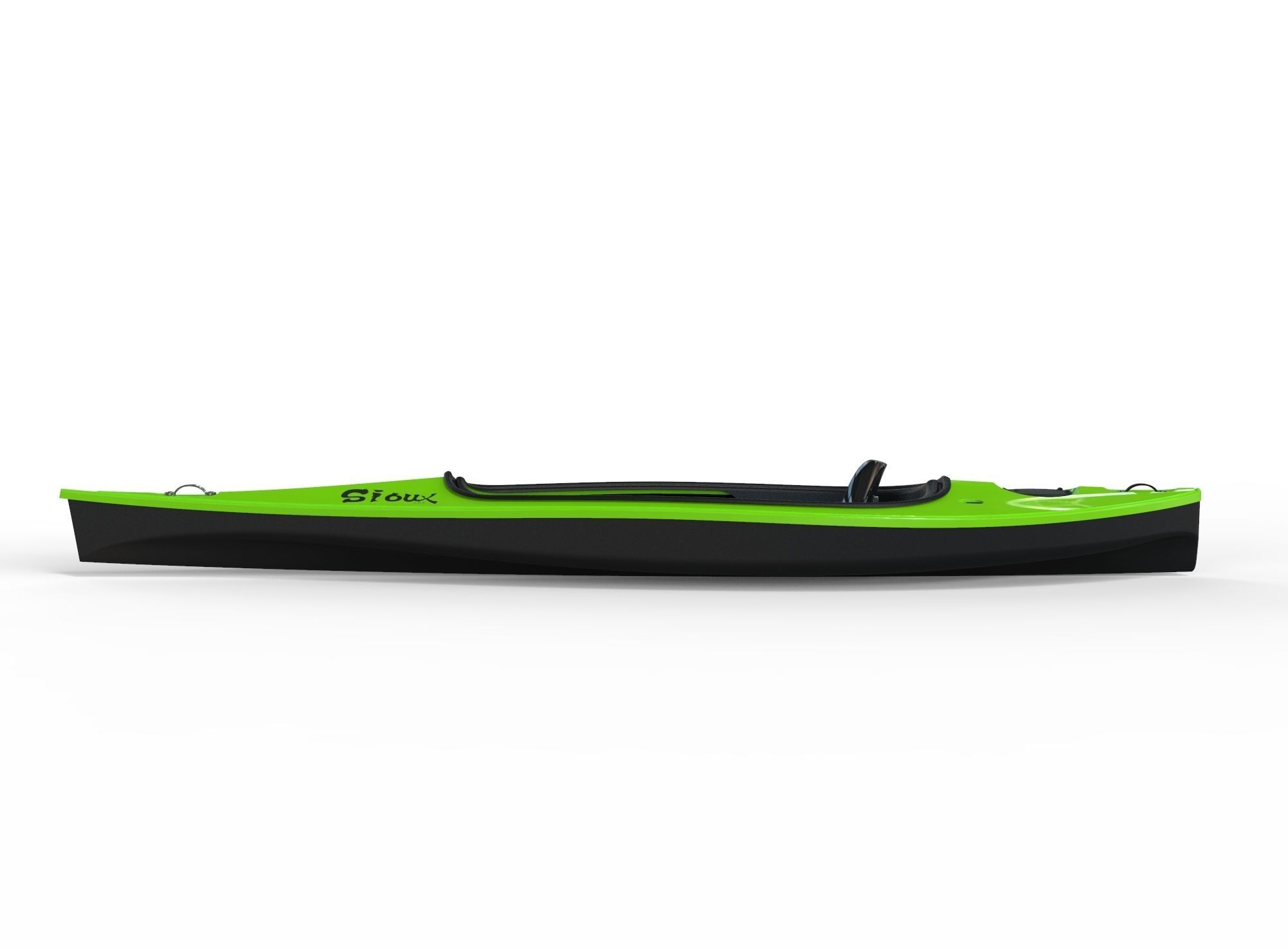 Sport Kayak  3D model_2