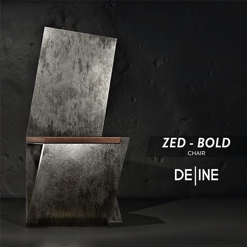 Zed Bold Chair - Dining 3D model