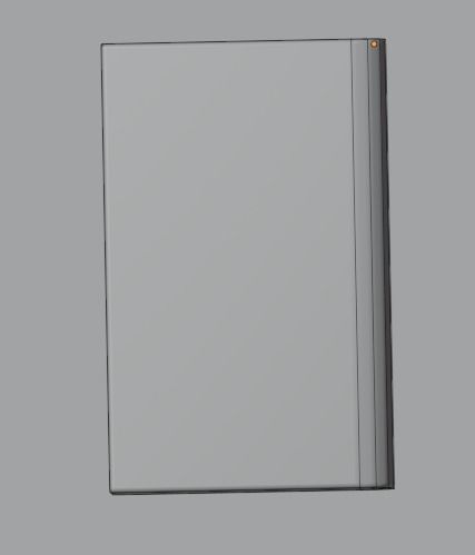 books wooden bookcase 3D model_6