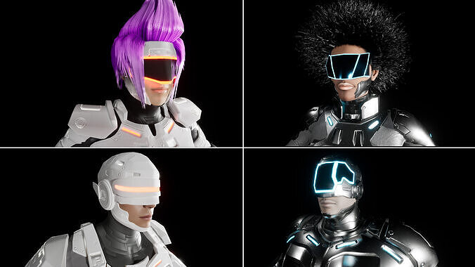 Razor Sci-Fi Pack 3D model