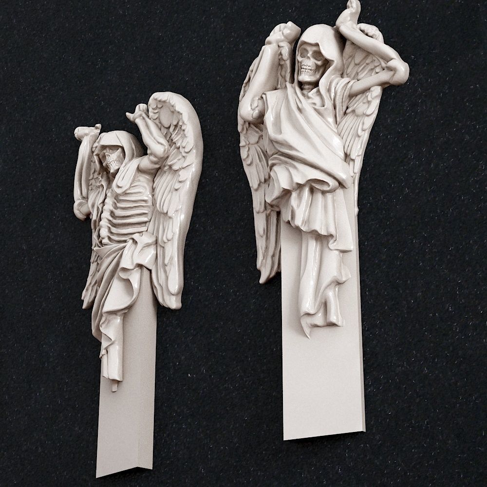 skull skeleton death 3D print model_2