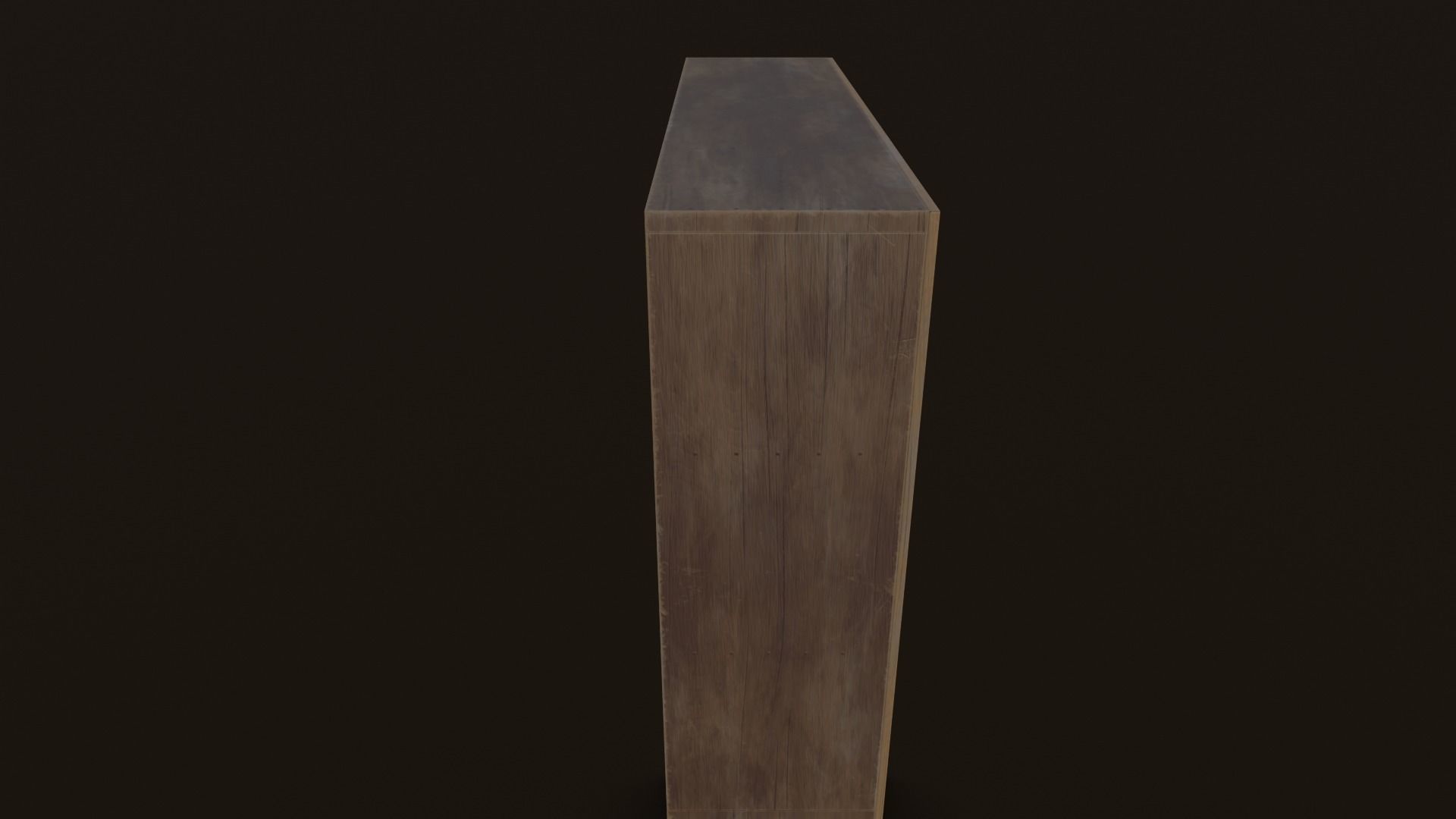 Old Japanese Shoe box Low-poly 3D model_26