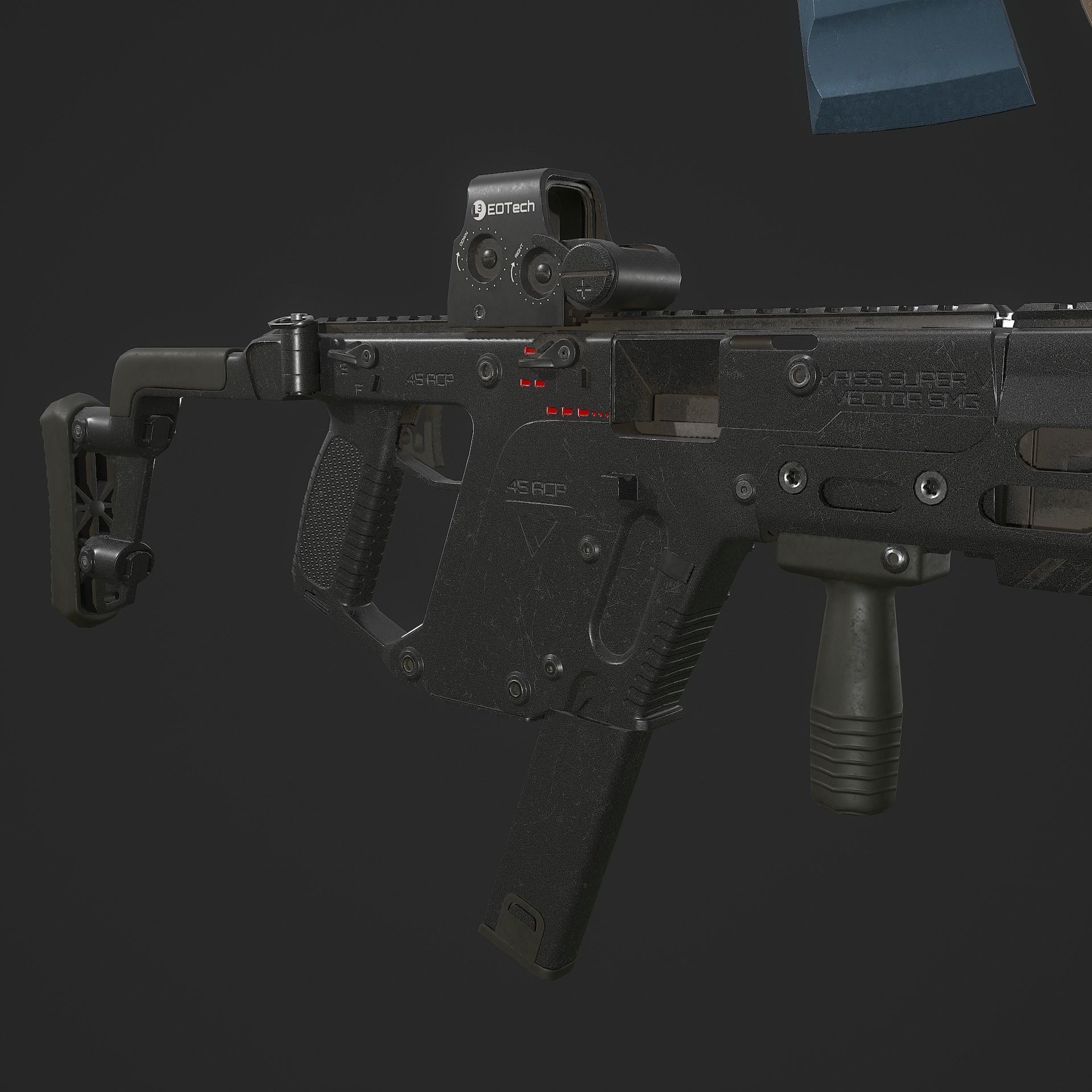 Sci-fi Soldier Riged Low-poly 3D model_33