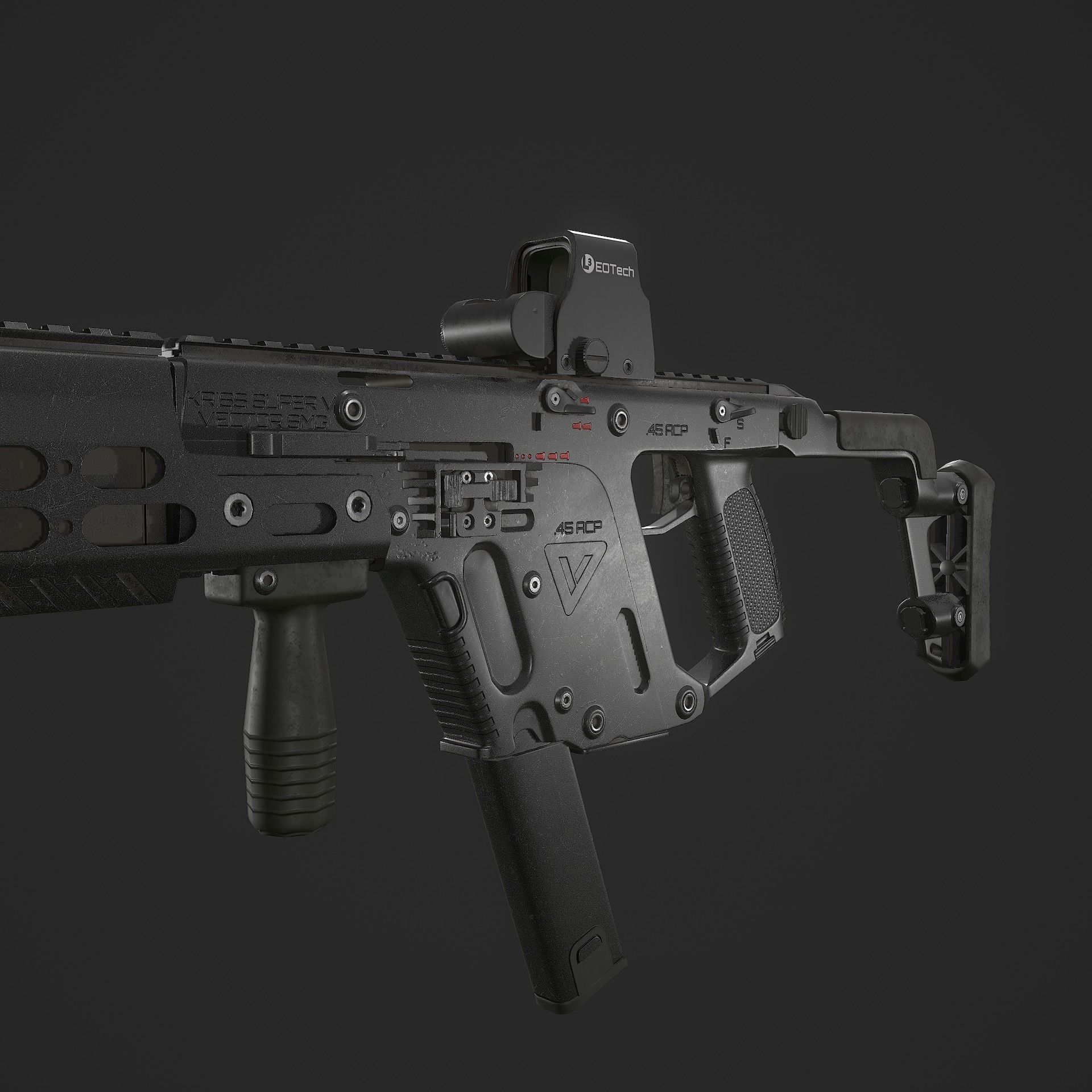 Sci-fi Soldier Riged Low-poly 3D model_32