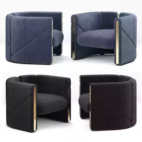 Visionnaire Petra Armchair 3D Model