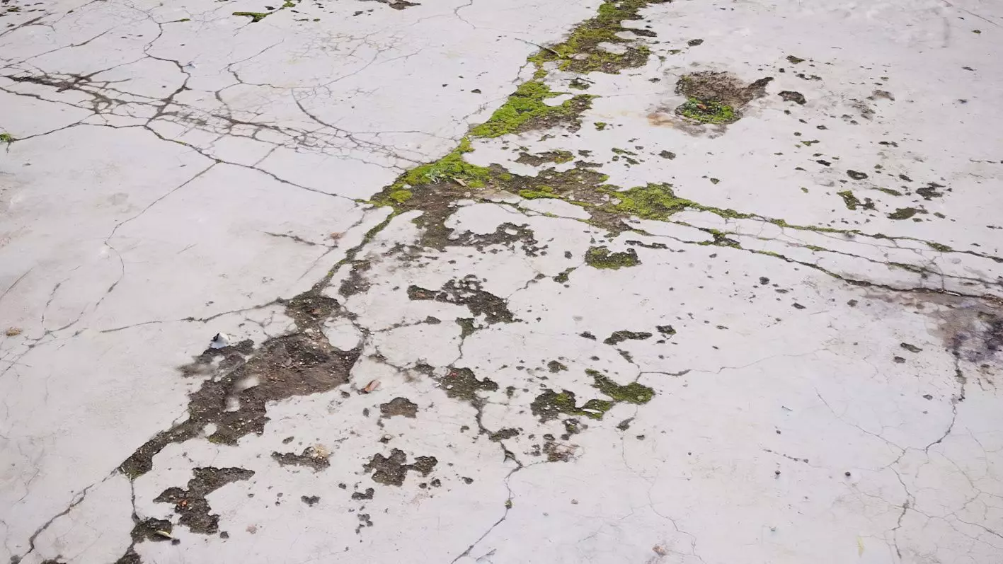 3D Scanned Concrete Slab 3D model_0