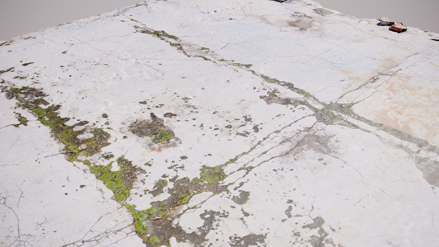 3D Scanned Concrete Slab 3D model_4
