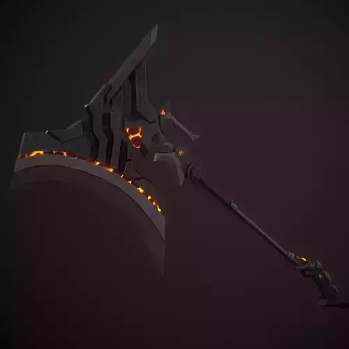 Sci-Fi Battle Axe 3