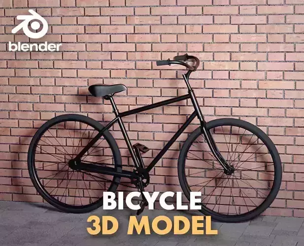 bicycle Blender 3D model
