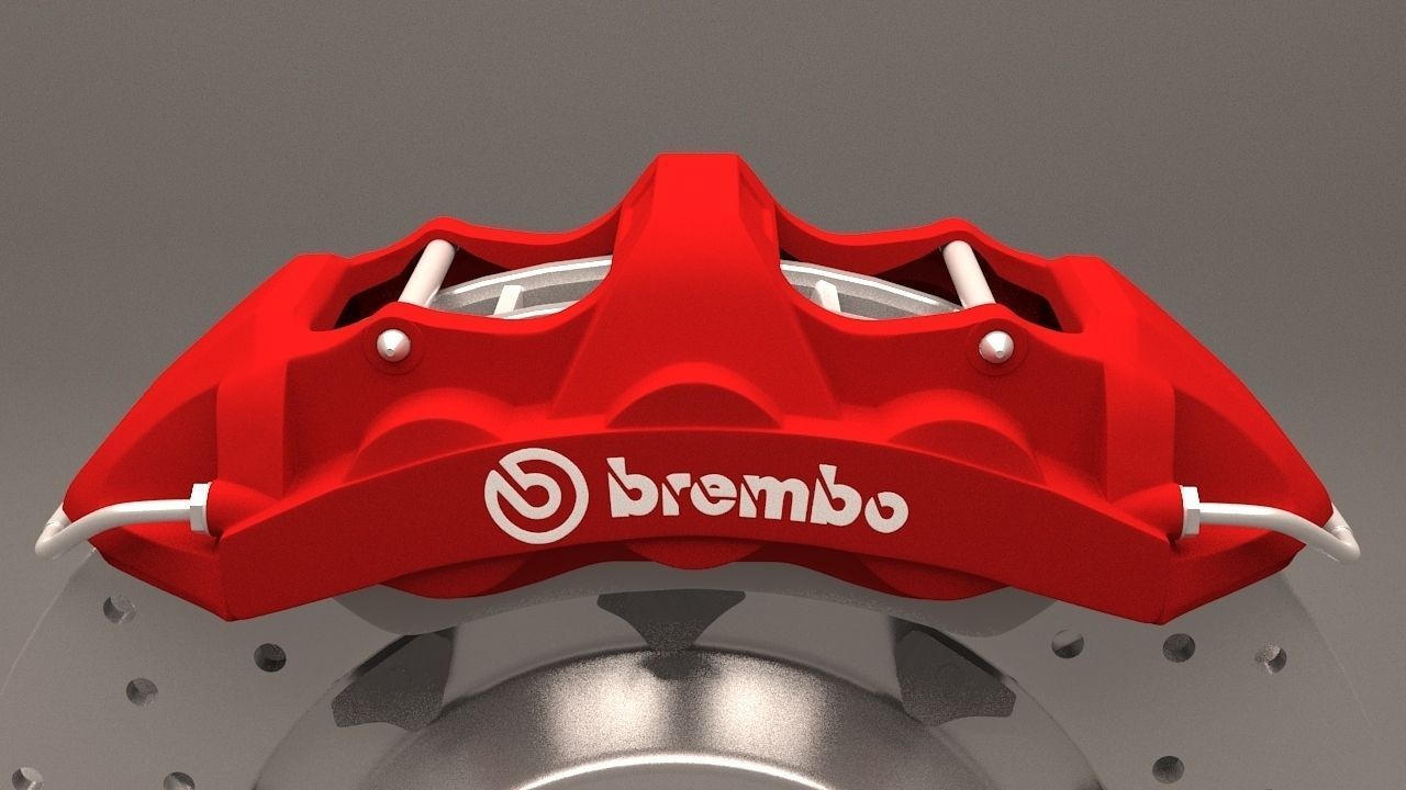 Brembo Caliper 3D Model Game ready .max