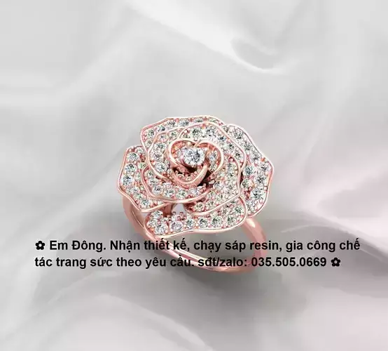 Rose diamond ring ver 1