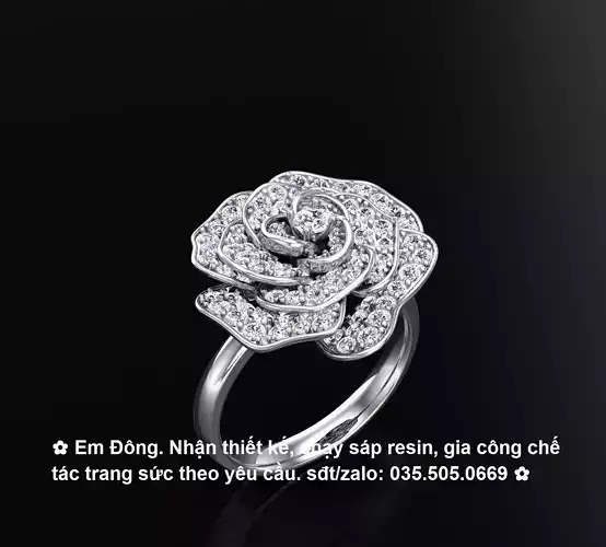 Rose diamond ring ver 2