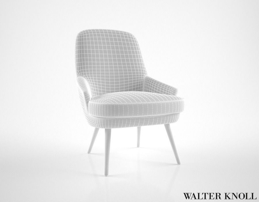 Walter Knoll 375 Chair 3D model_4