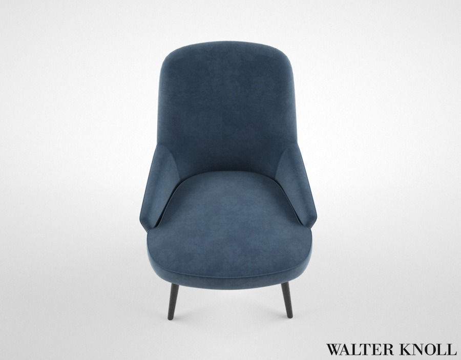 Walter Knoll 375 Chair 3D model_2