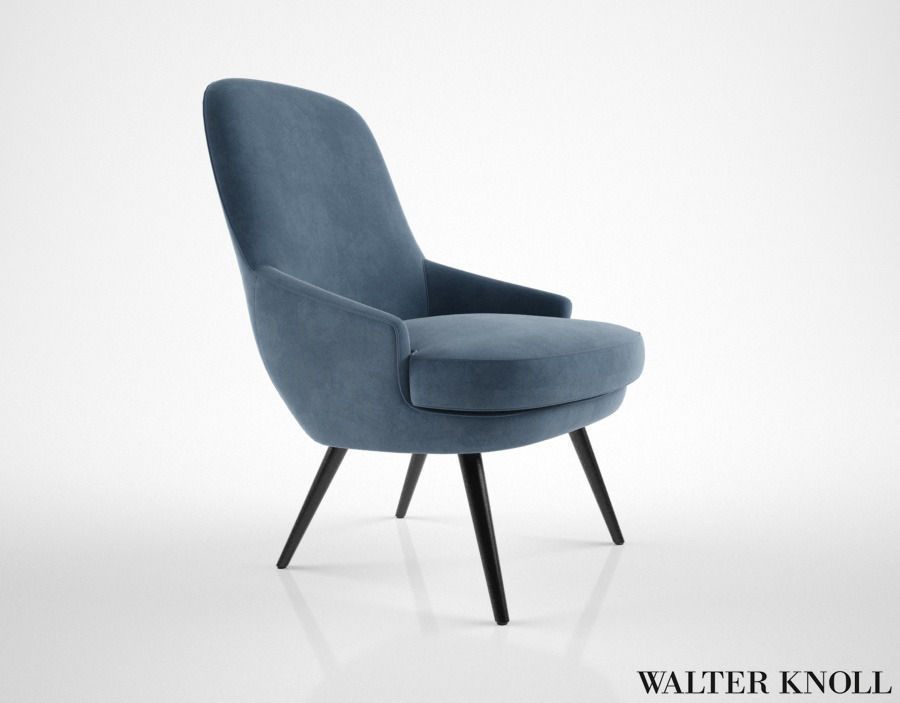 Walter Knoll 375 Chair 3D model_1