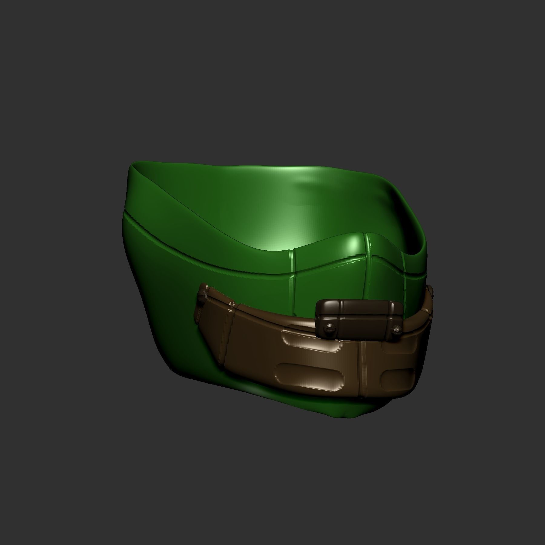 gas mask scifi high poly sculpt ver4 3d printable 3D model 3D model_5