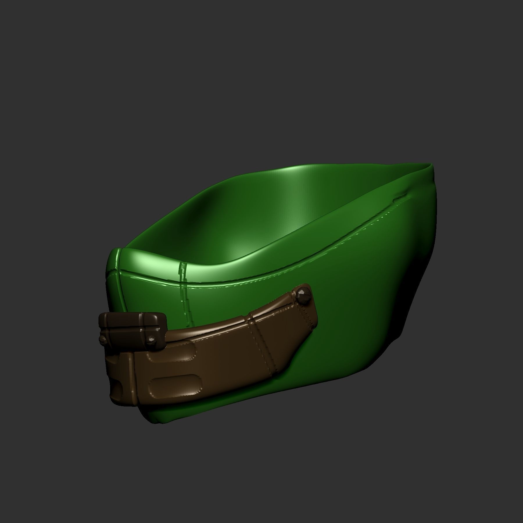 gas mask scifi high poly sculpt ver4 3d printable 3D model 3D model_3