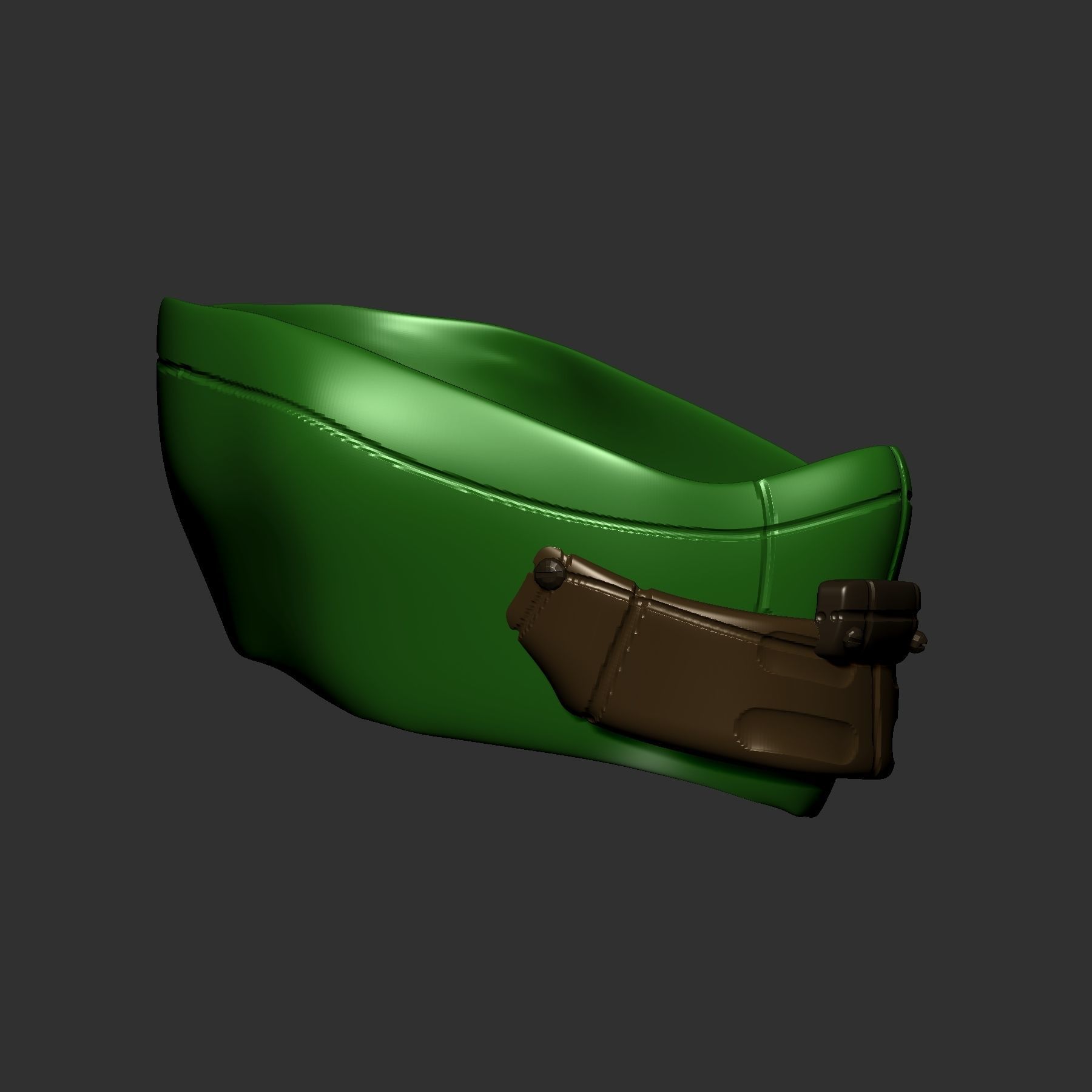 gas mask scifi high poly sculpt ver4 3d printable 3D model 3D model_4