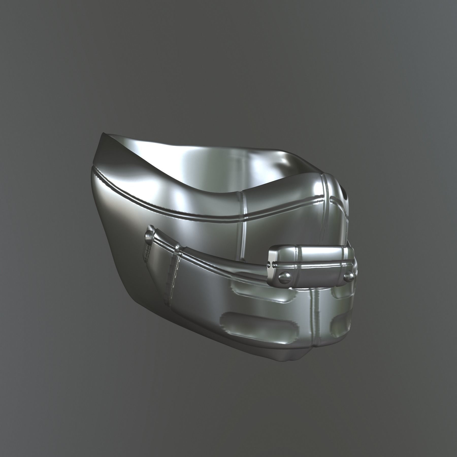 gas mask scifi high poly sculpt ver4 3d printable 3D model 3D model_8