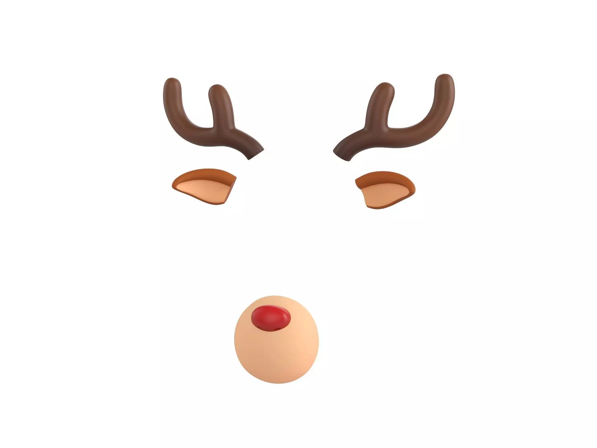 Deer Face 3D model