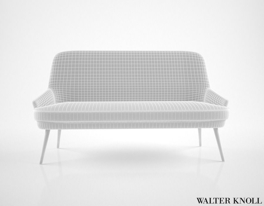 Walter Knoll 375 Sofa 3D model_4