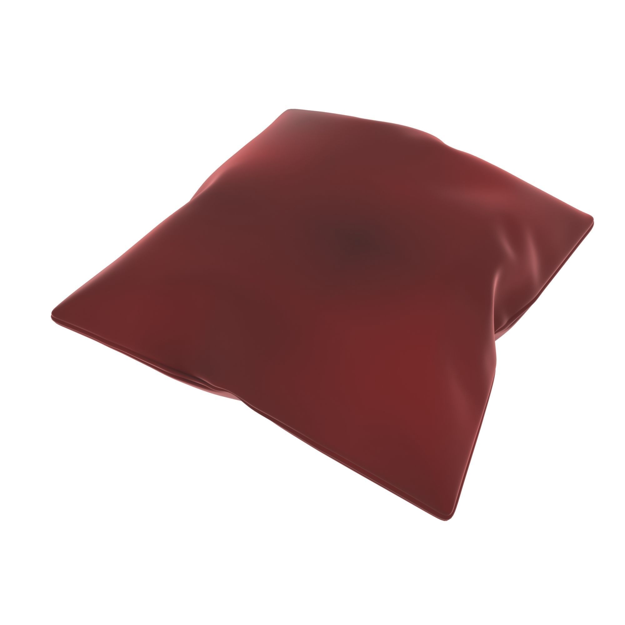 pillow checkered 3D model_3