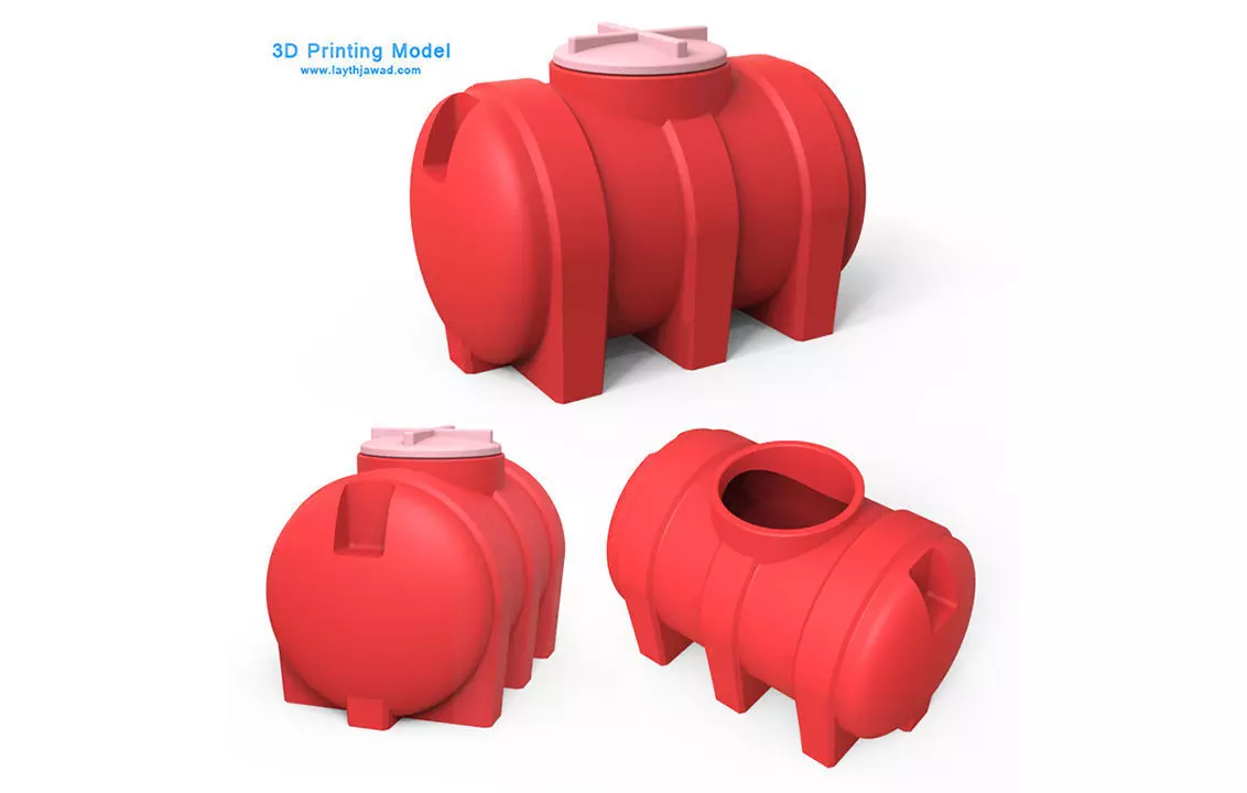 Water Tank 3D print model_0