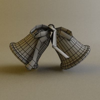 Christmas Bell 3D model_3