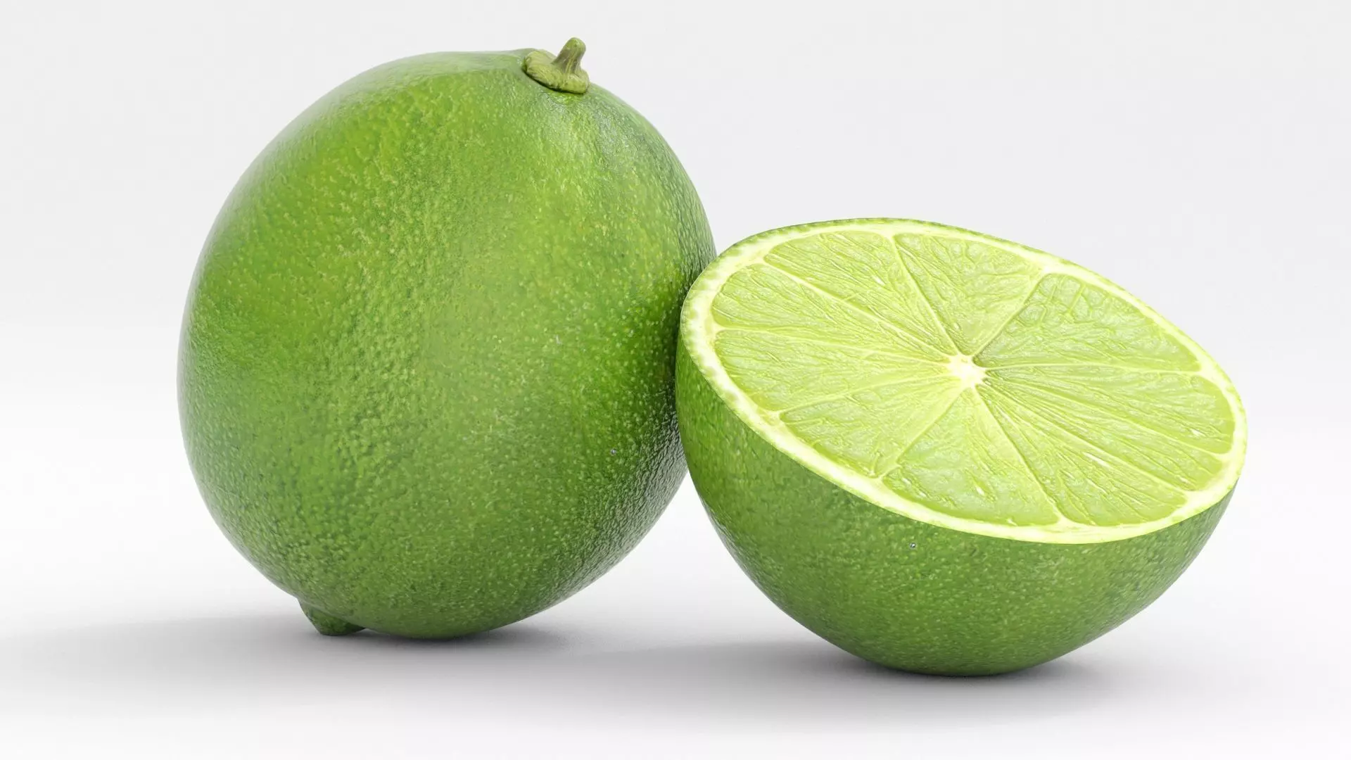 lime and half lime  3D Model Collection_0