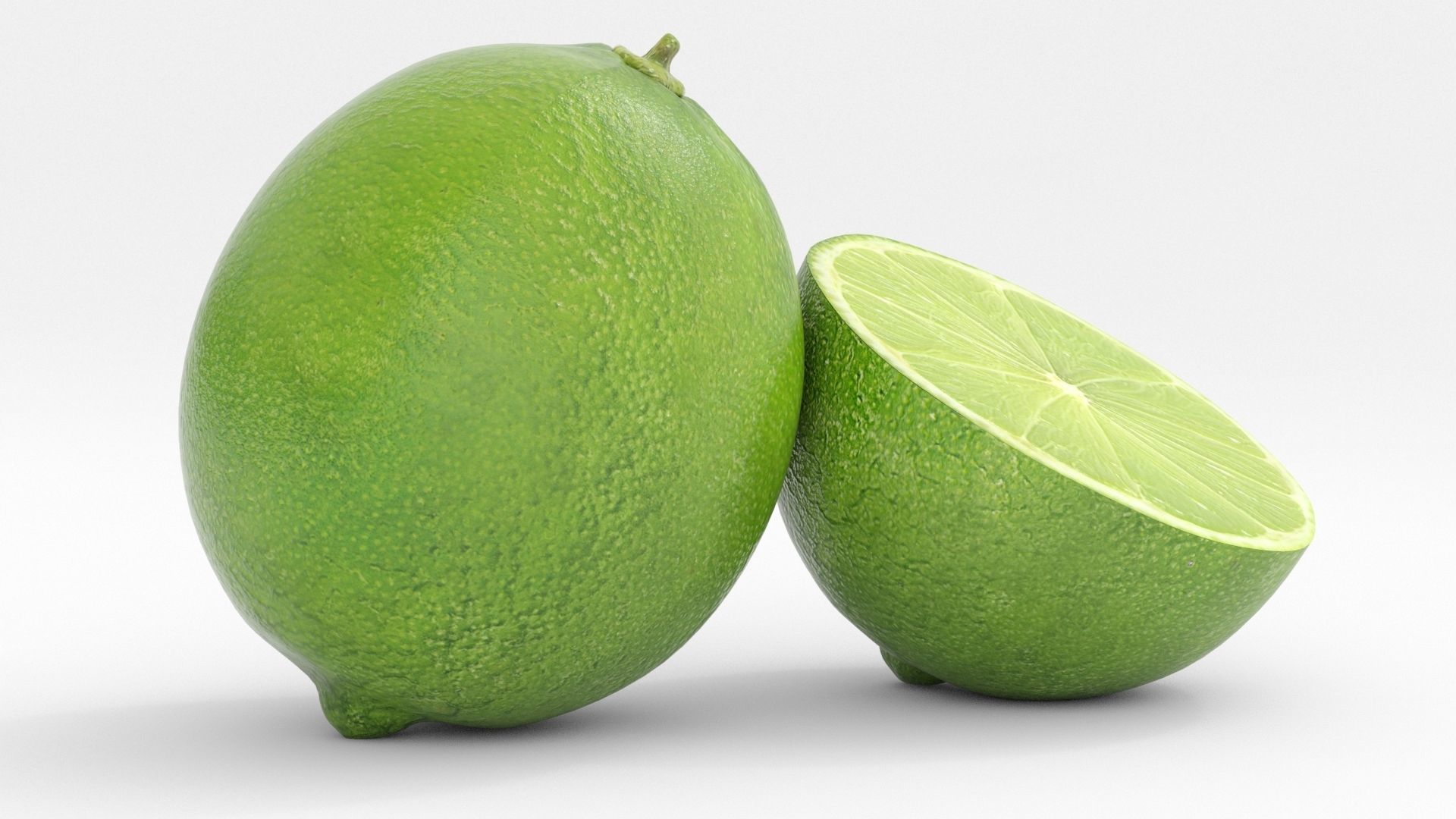 lime and half lime  3D Model Collection_2