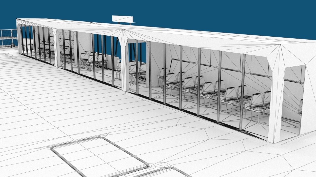 car ferry boat version 1 3D model_14