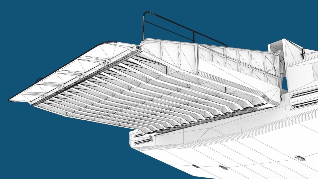 car ferry boat version 1 3D model_11