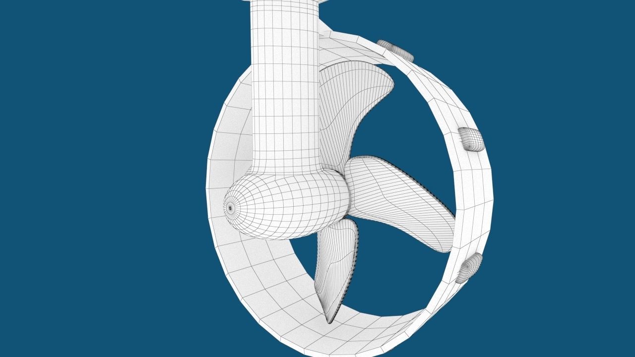 car ferry boat version 1 3D model_9