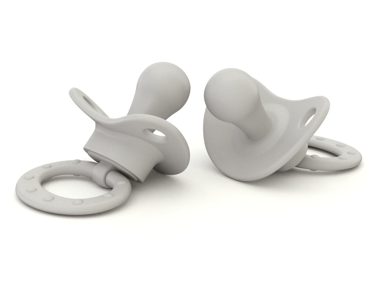 Pacifier Model 02 3D model_9