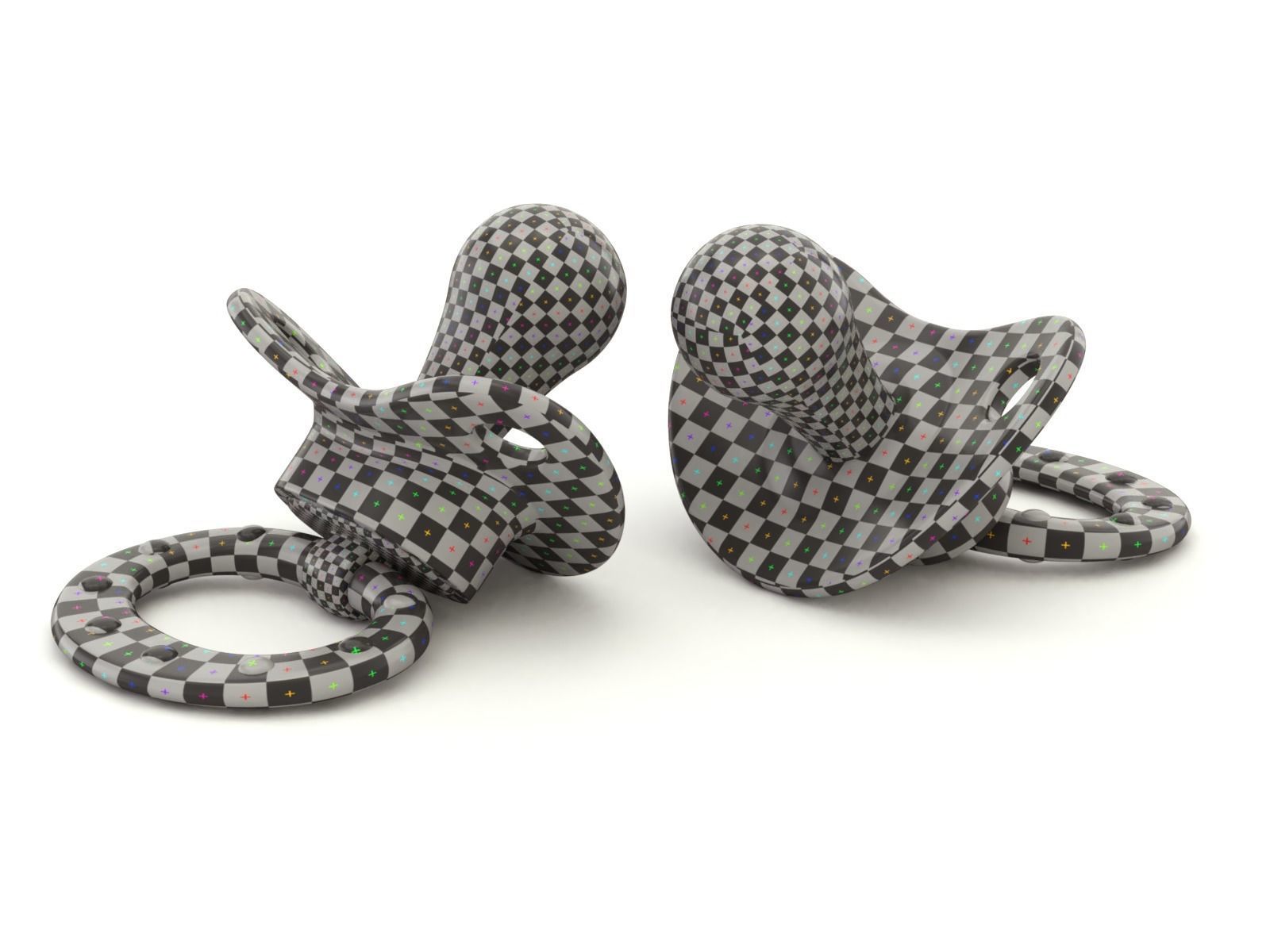 Pacifier Model 02 3D model_8