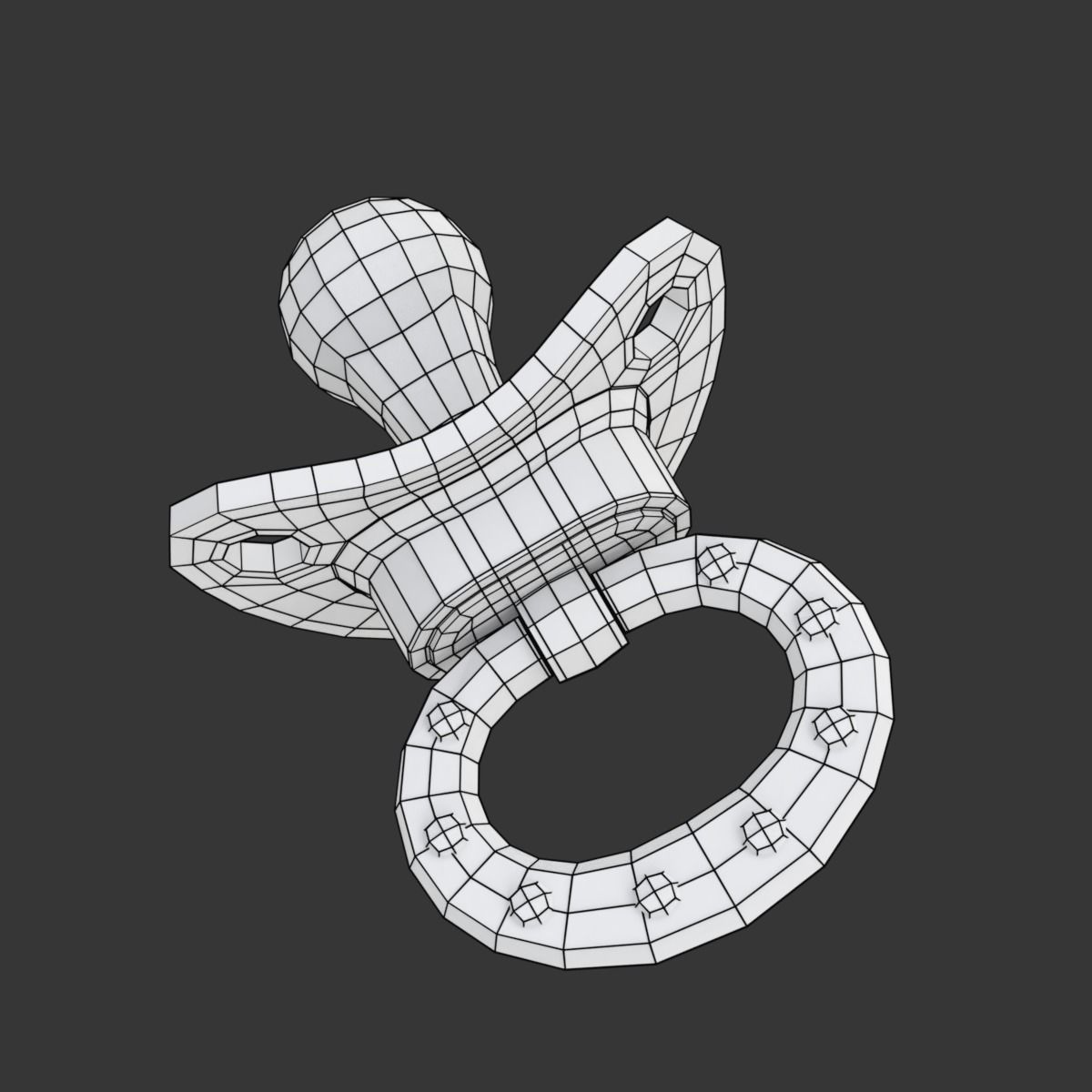 Pacifier Model 02 3D model_13