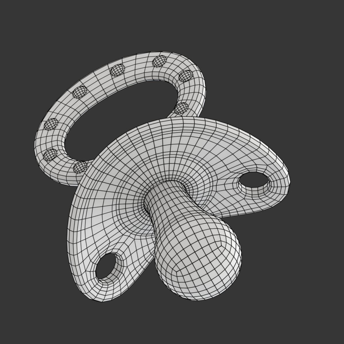 Pacifier Model 02 3D model_15