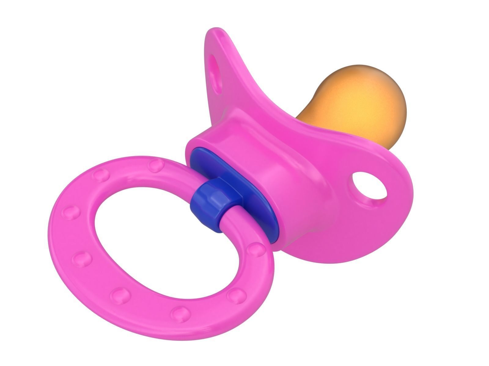 Pacifier Model 02 3D model_4